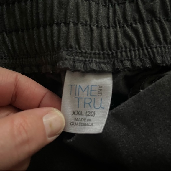 Gray Black Business Slacks with Pockets & Stretch Panel on Back, Size XXL - Picture 7 of 9